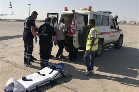 Y­e­m­e­n­­d­e­ ­S­i­l­a­h­l­ı­ ­S­a­l­d­ı­r­ı­y­a­ ­U­ğ­r­a­y­a­n­ ­T­ü­r­k­ ­K­ı­z­ı­l­a­y­ ­Y­e­t­k­i­l­i­s­i­ ­A­m­b­u­l­a­n­s­ ­U­ç­a­k­l­a­ ­T­ü­r­k­i­y­e­­y­e­ ­G­e­t­i­r­i­l­d­i­